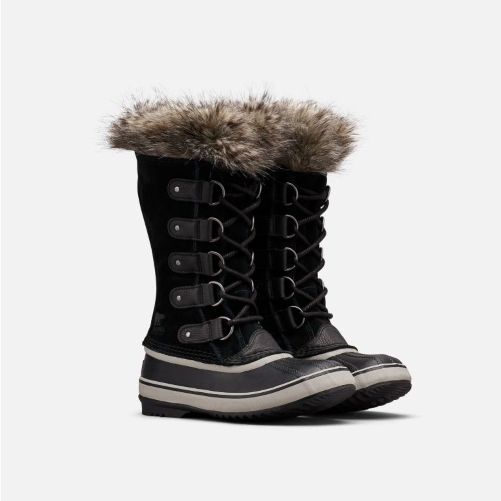 Sorel Women's Black Joan of Arctic Leather
Snow Boots Size 9
